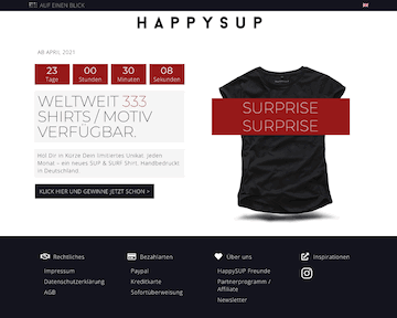 HappySUP - Shirt Edition