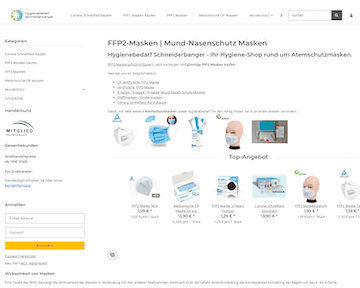 Hygienebedarf Schneiderbanger